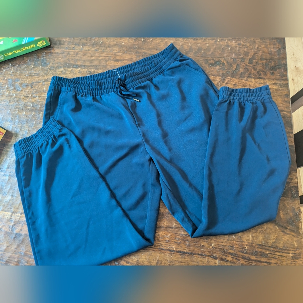 LOFT Jogger Drawstring Flat Front Pocket Trousers